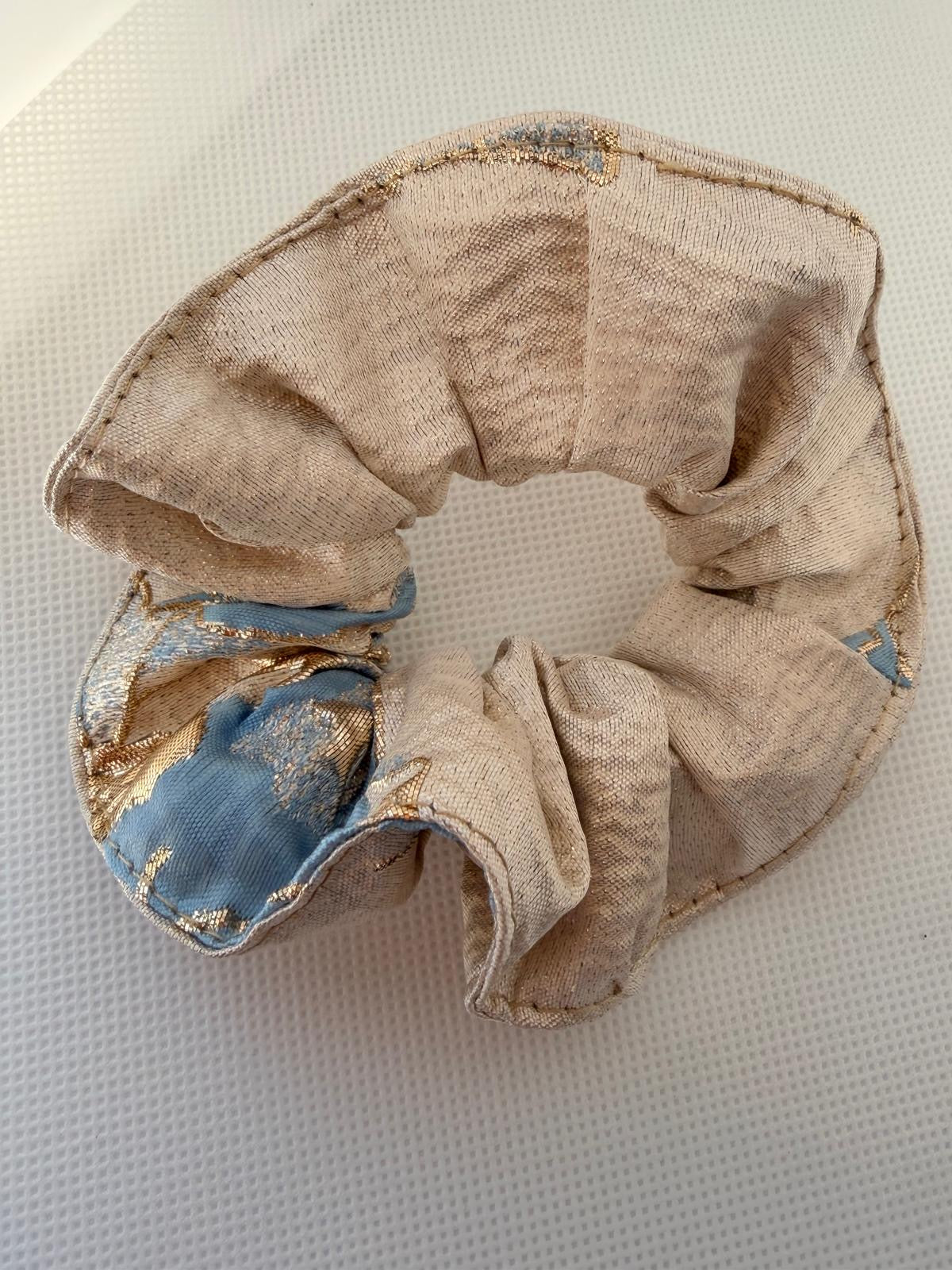 Elegance Powder Blue Scrunchie