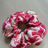 Heritage Claret Bloom Scrunchie