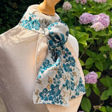 Heritage Teal Gold Bloom