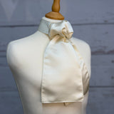 Children's Traditional Heritage Satin Cream - Ready Tied