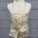 Children's Traditional Brocade Velcro Self-Tie Cream