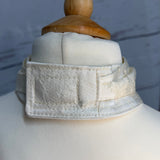Children's Traditional Brocade Velcro Self-Tie Cream
