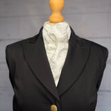 Traditional Brocade Heritage White/Silver - Ready Tied