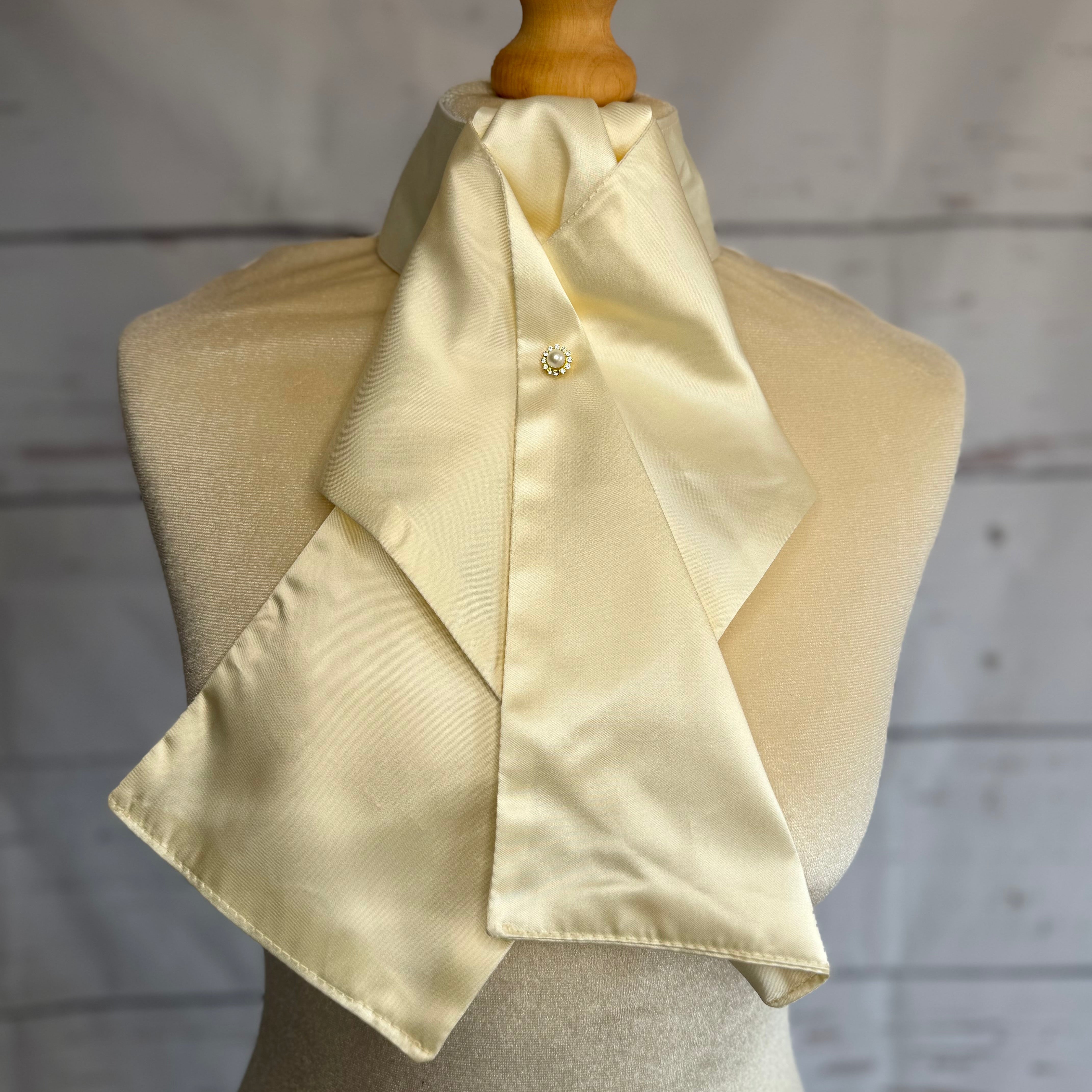Classic Satin Cream - Ready Tied