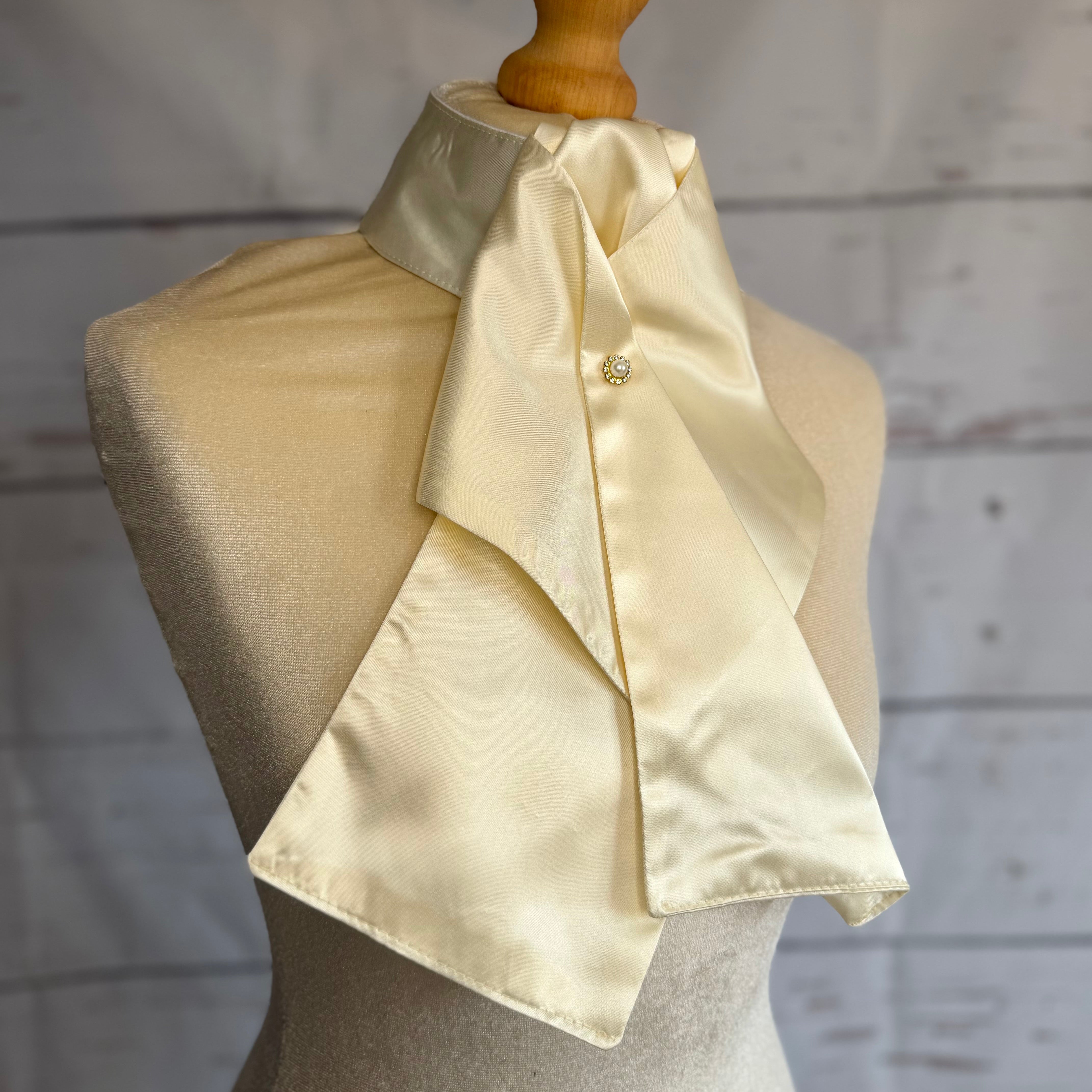Classic Satin Cream - Ready Tied