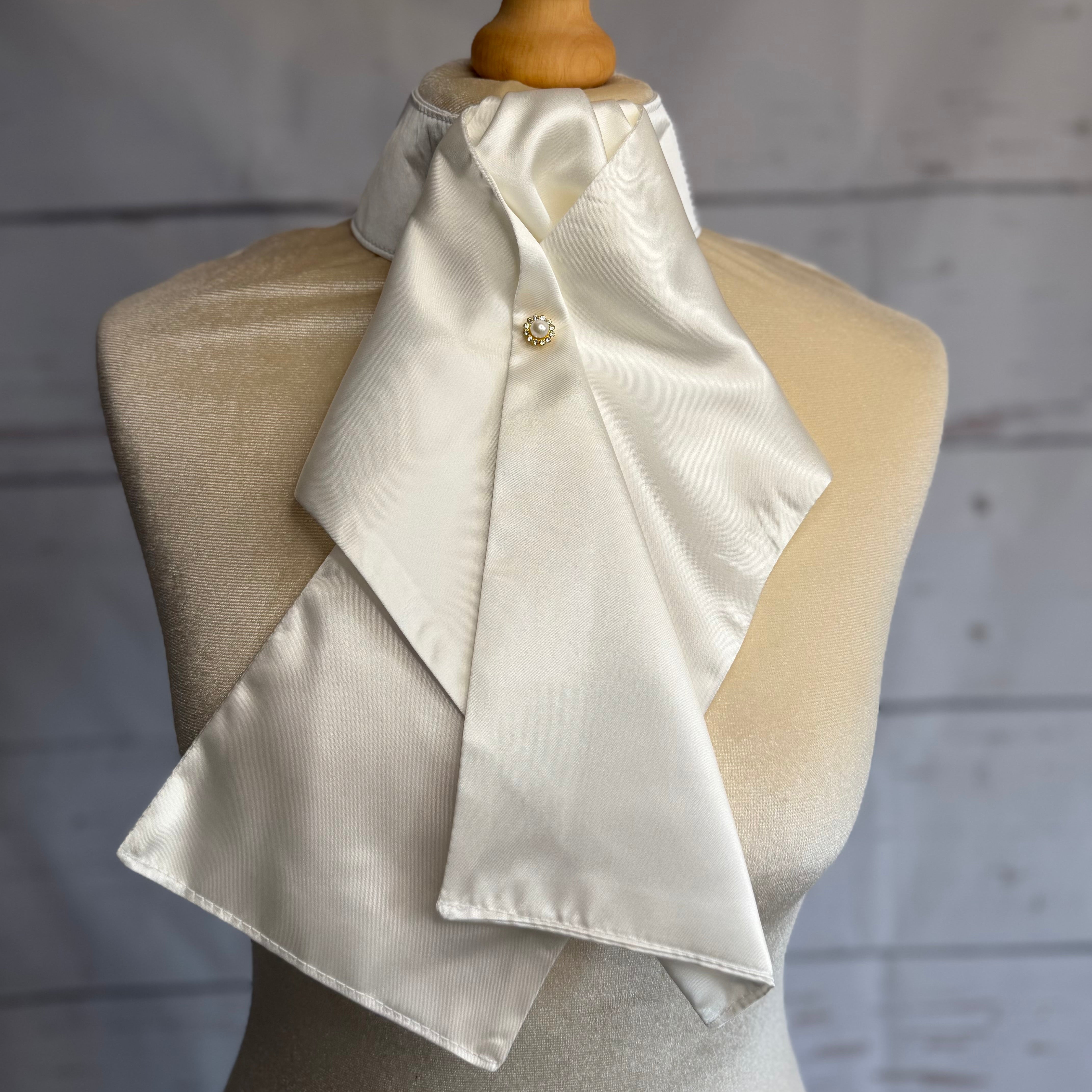 Classic Satin Ivory - Ready Tied