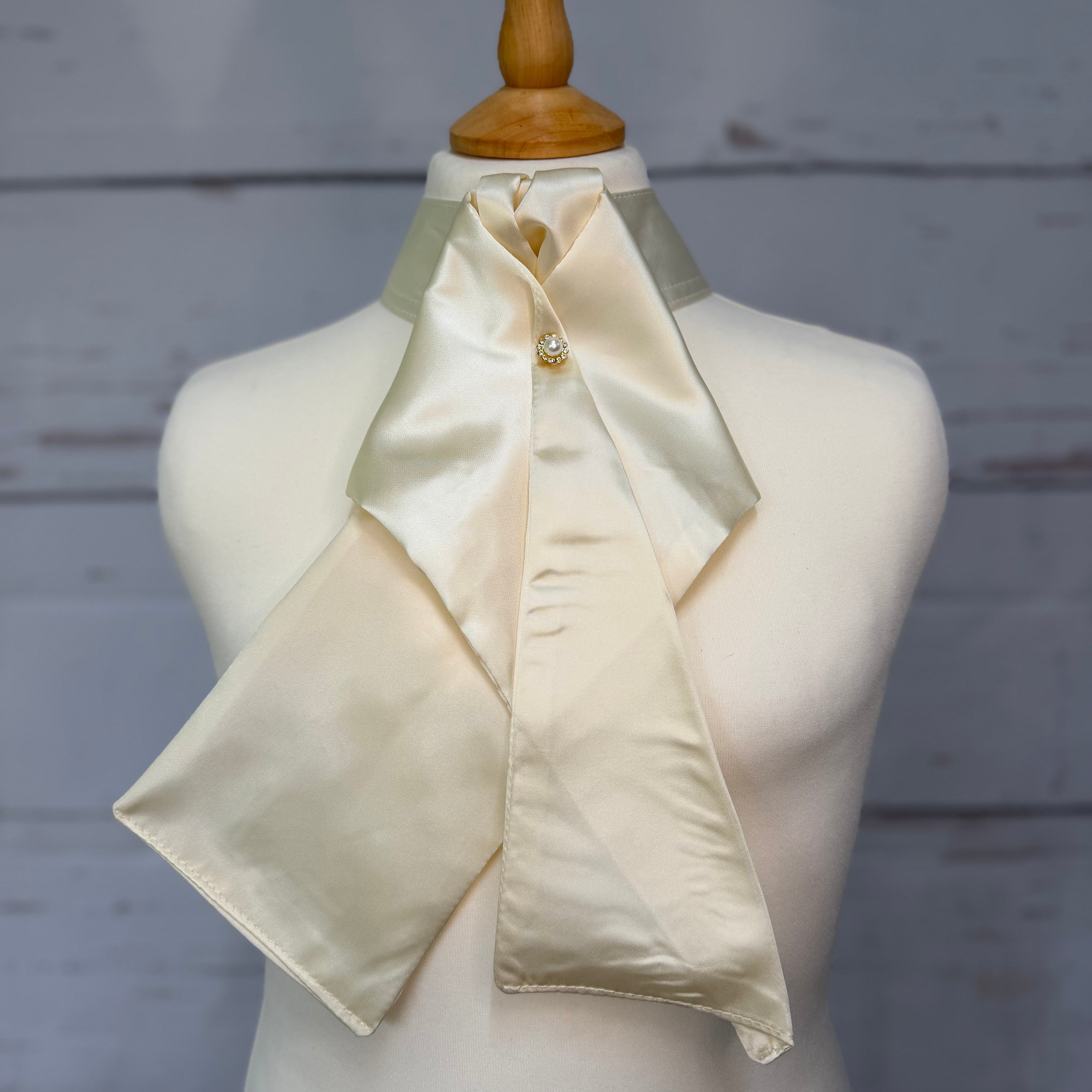 Children's Classic Satin Cream - Ready Tied