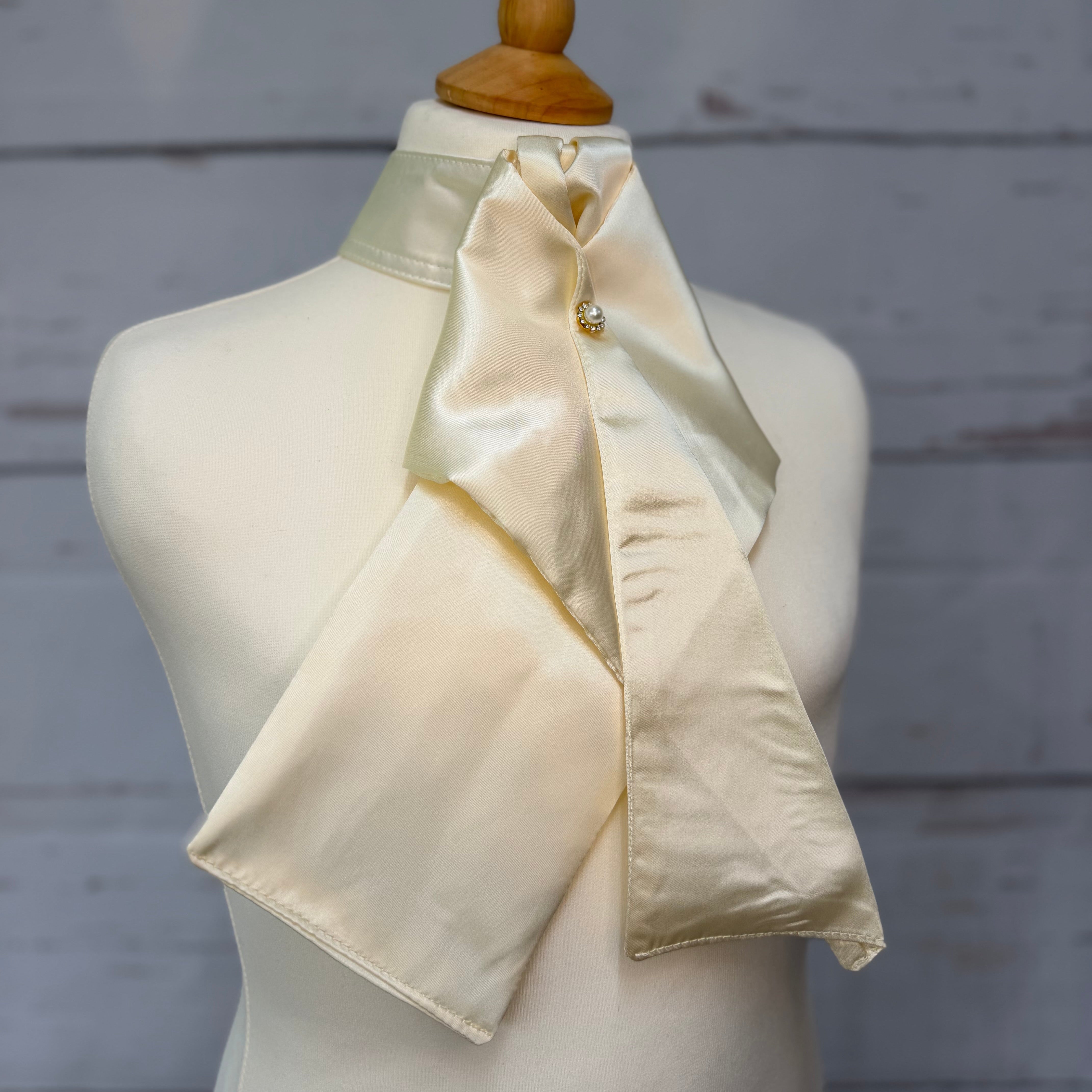Children's Classic Satin Cream - Ready Tied