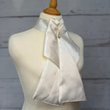 Childrens Classic Satin Ivory - Ready Tied